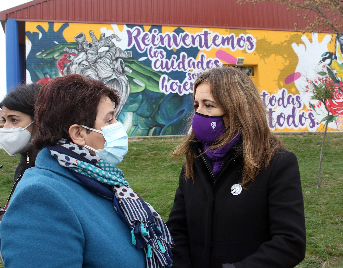 Diversas actividades durante la celebración del 8-M en Segovia. ANTONIO DE TORRE Y ÓSCAR COSTA