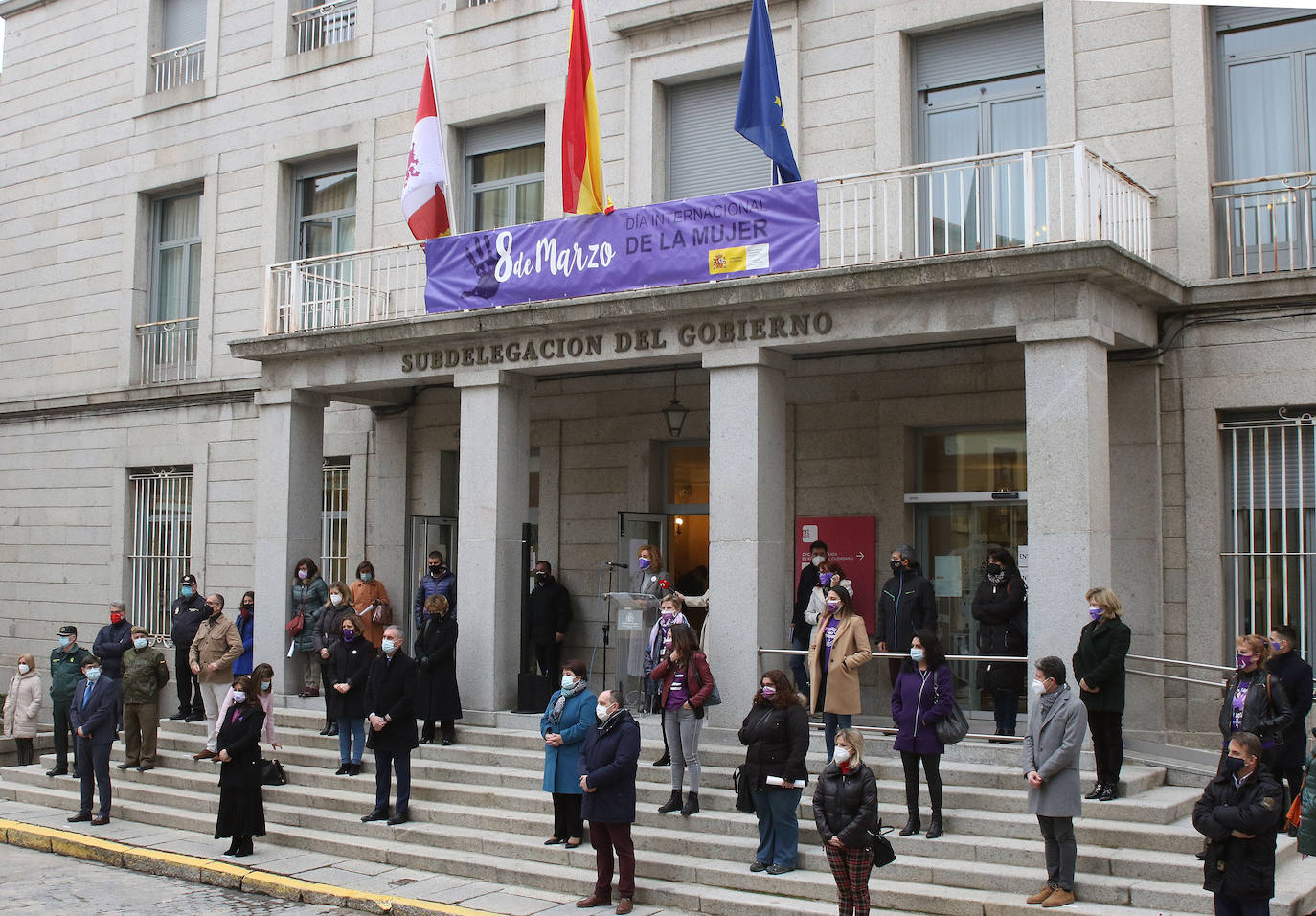 Diversas actividades durante la celebración del 8-M en Segovia. ANTONIO DE TORRE Y ÓSCAR COSTA