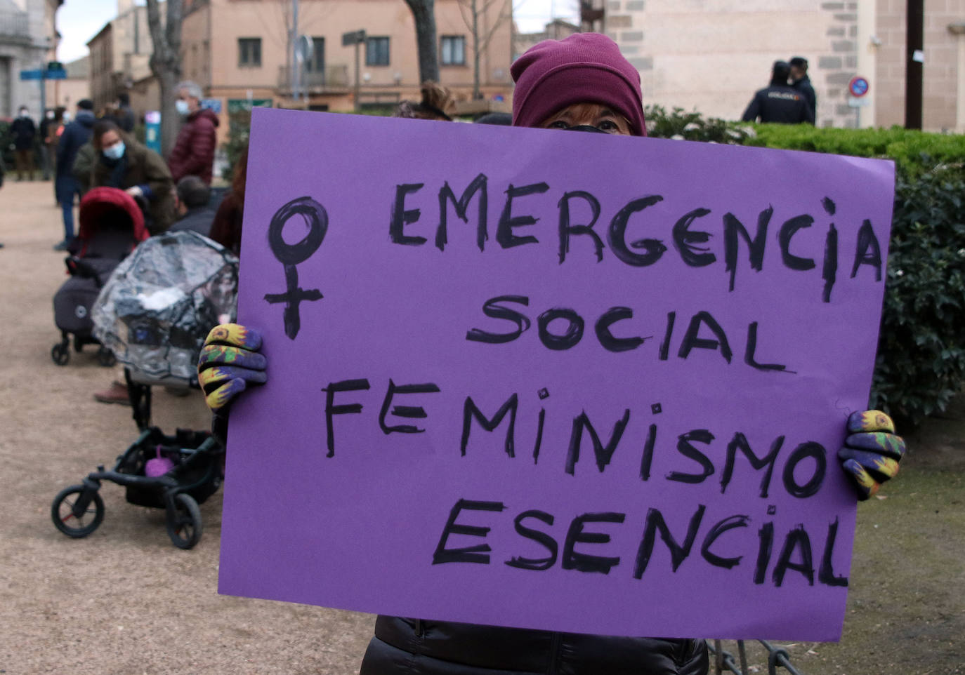 Manifestación del 8 de marzo en Segovia.