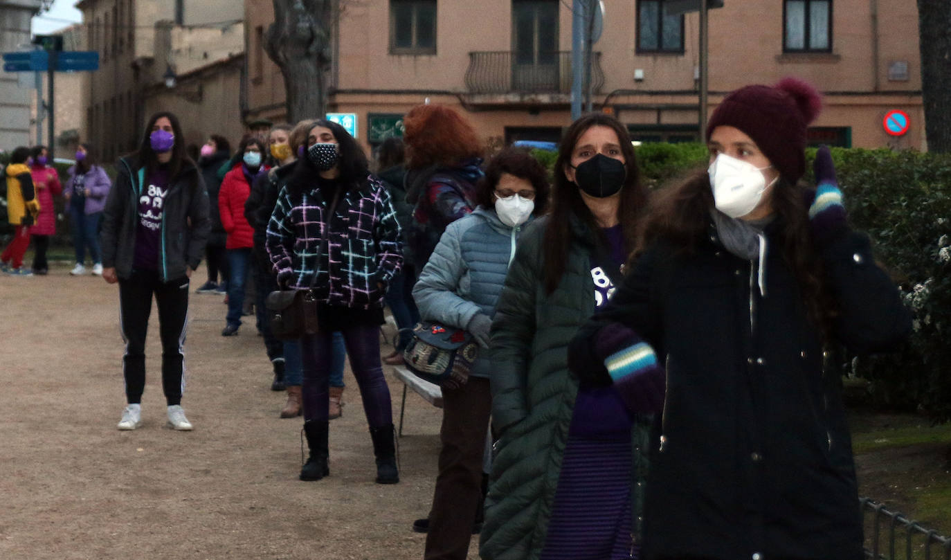 Manifestación del 8 de marzo en Segovia.