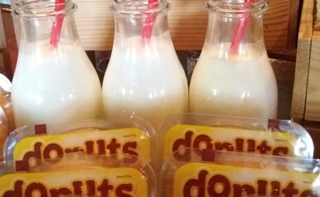 Batido de donuts para desayunar