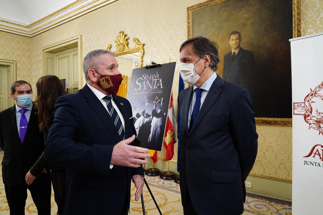 Acto de presentación del cartel anunciador de la Semana Santa de Salamanca