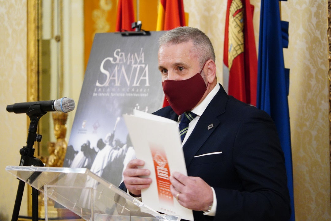 Acto de presentación del cartel anunciador de la Semana Santa de Salamanca