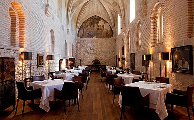 Sala del restaurante Refectorio de Abadía Retuerta LeDomaine.