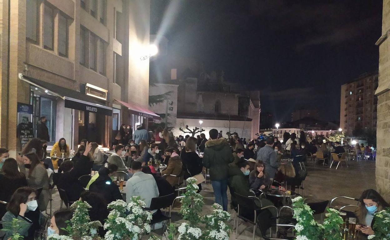Imagen de la zona de La Antigua, esta tarde. 