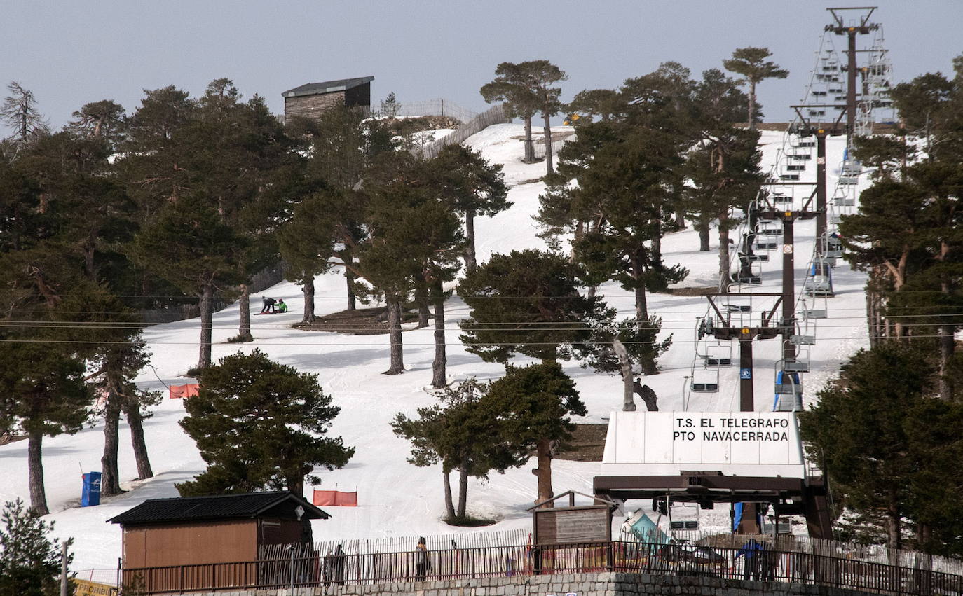 Pista de esquí de Navacerrada.