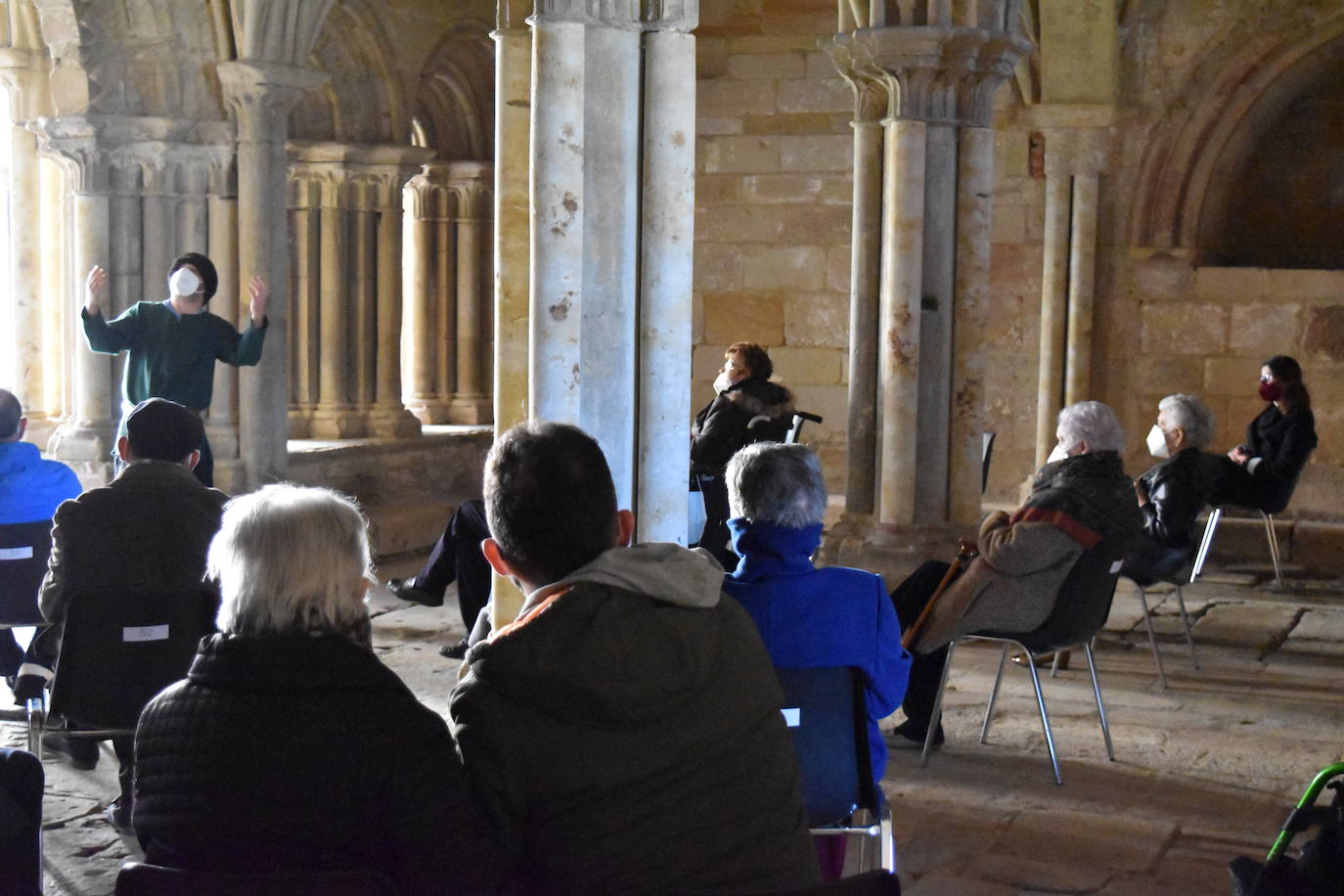 Fotos: Visita teatralizada al monasterio Santa María la Real