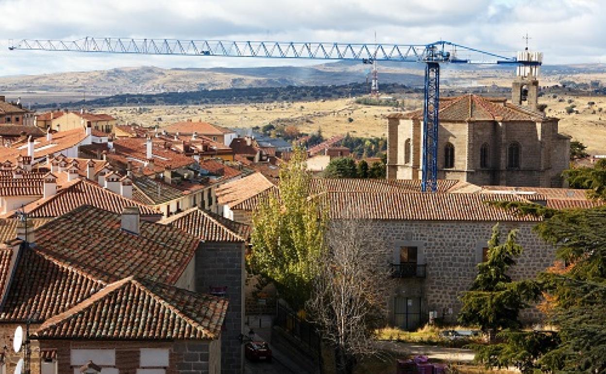Obras en el Palacio de los Águila, en Ávila 