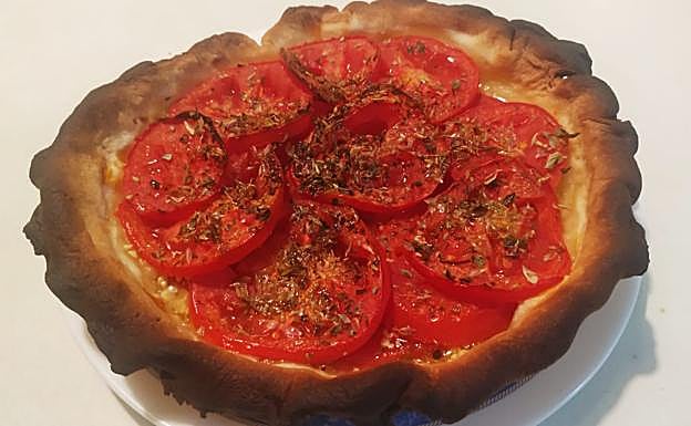 Recetario Degusta: Tarta de tomate y mostaza