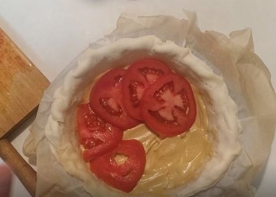Imagen secundaria 1 - Recetario Degusta: Tarta de tomate y mostaza