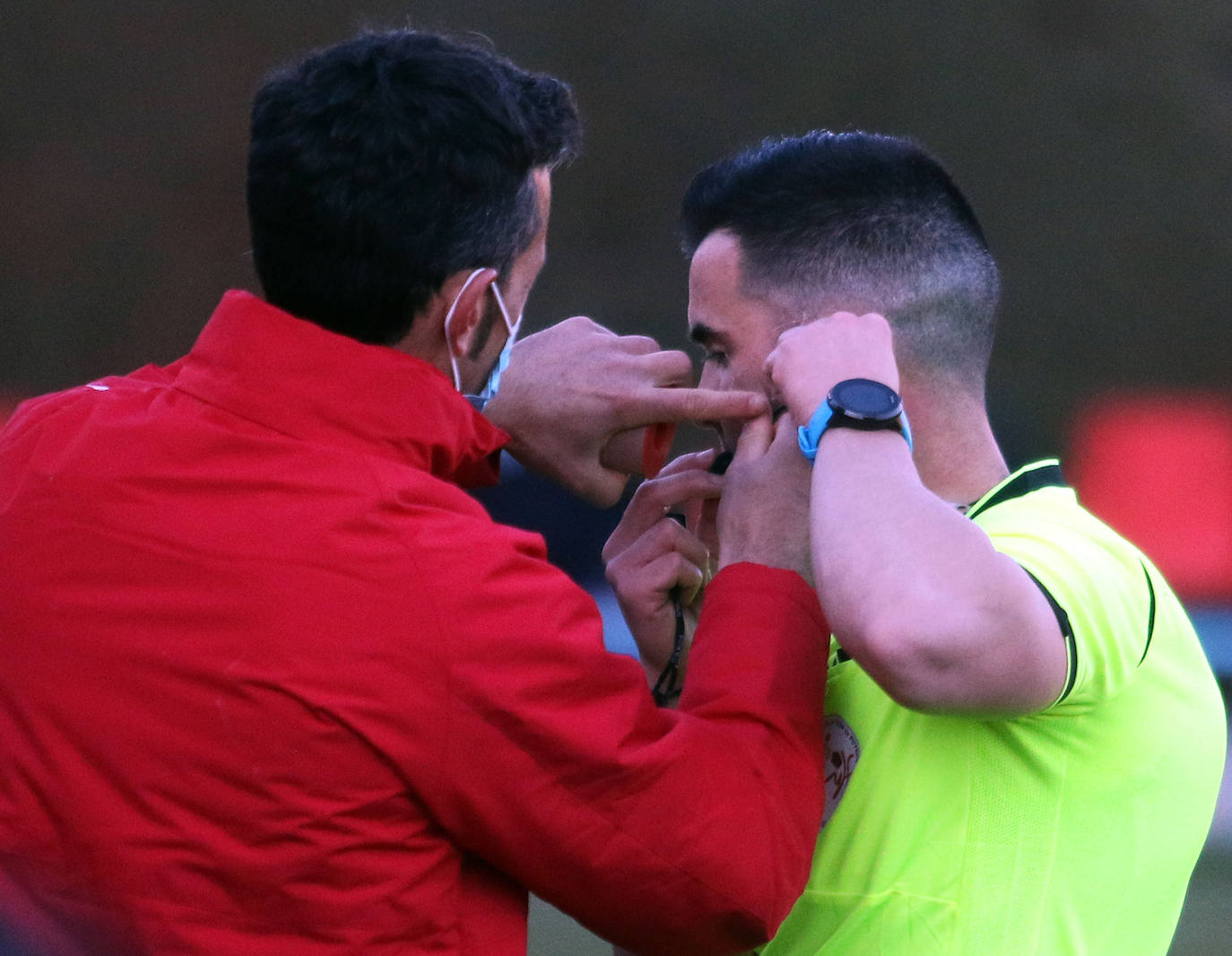 Encuentro de la tercera división entre la Granja y la Gimnástica 