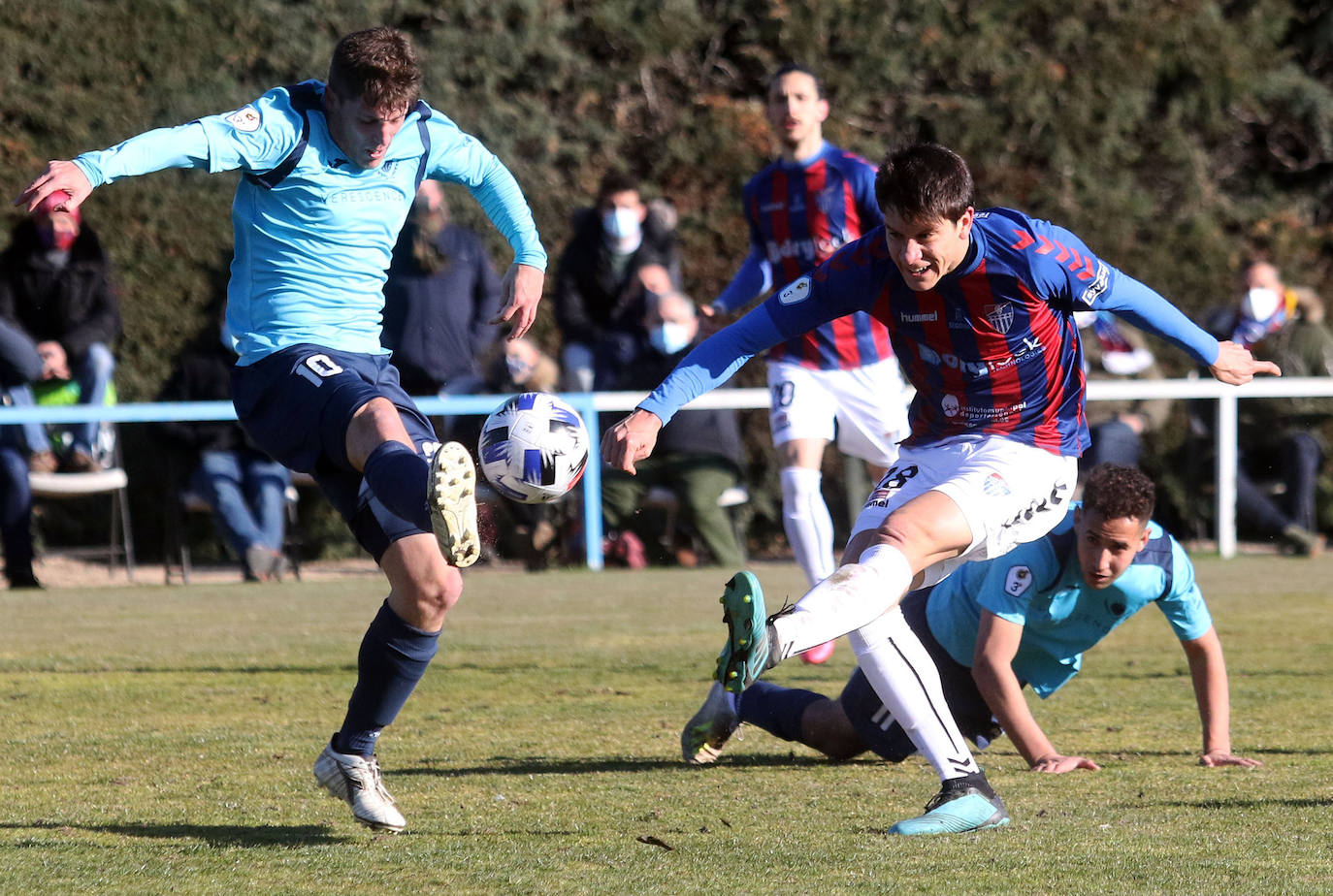 Encuentro de la tercera división entre la Granja y la Gimnástica 