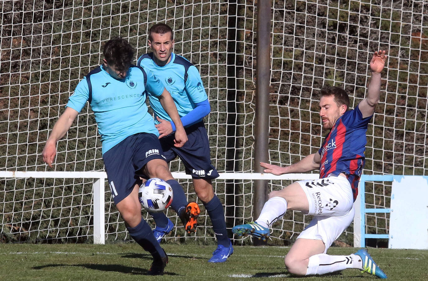 Encuentro de la tercera división entre la Granja y la Gimnástica 