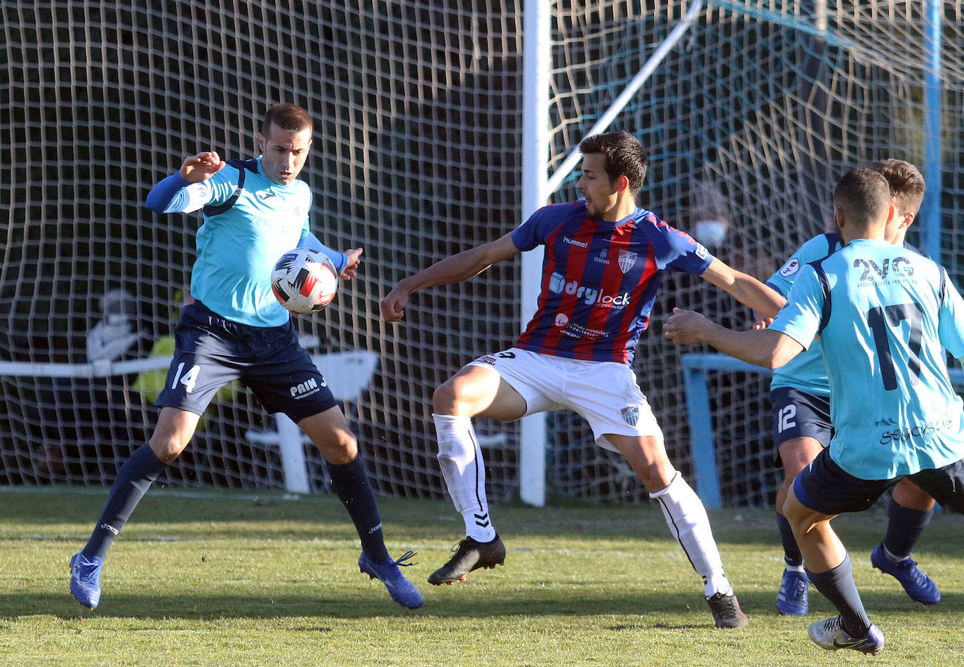 Encuentro de la tercera división entre la Granja y la Gimnástica 
