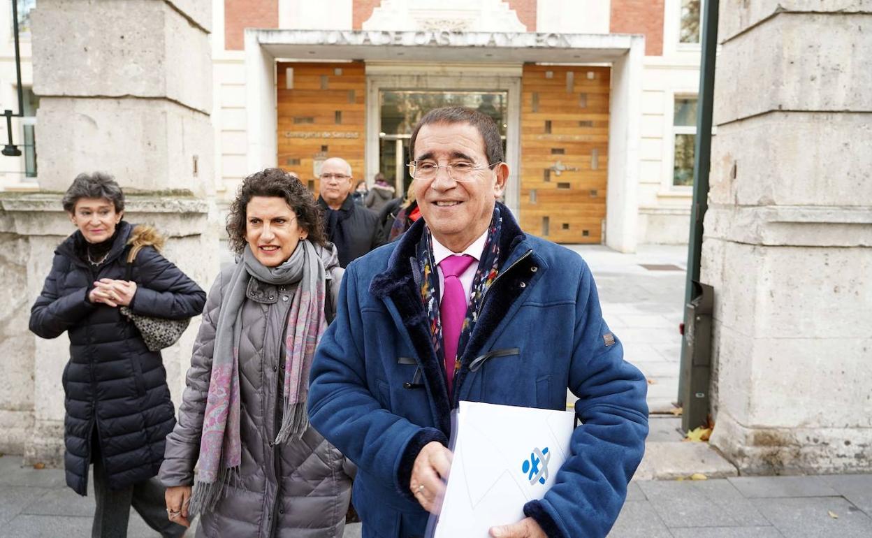 Alfredo Escaja, en la Consejería de Sanidad. 