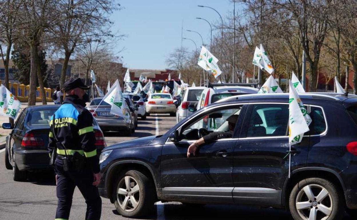 Cientos de profesionales del campo se unieron a la convocatoria de las tres OPA salmantinas. 