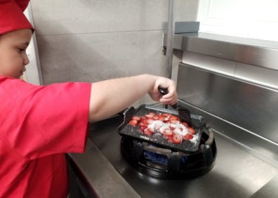 Imagen secundaria 1 - Tarta de queso con un original toque de fruta