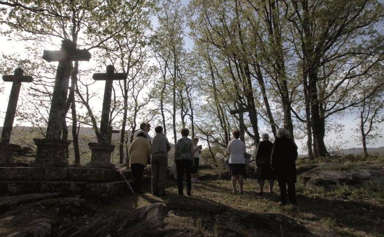 Viacrucis de Cuaresma en Las Casas del Conde.