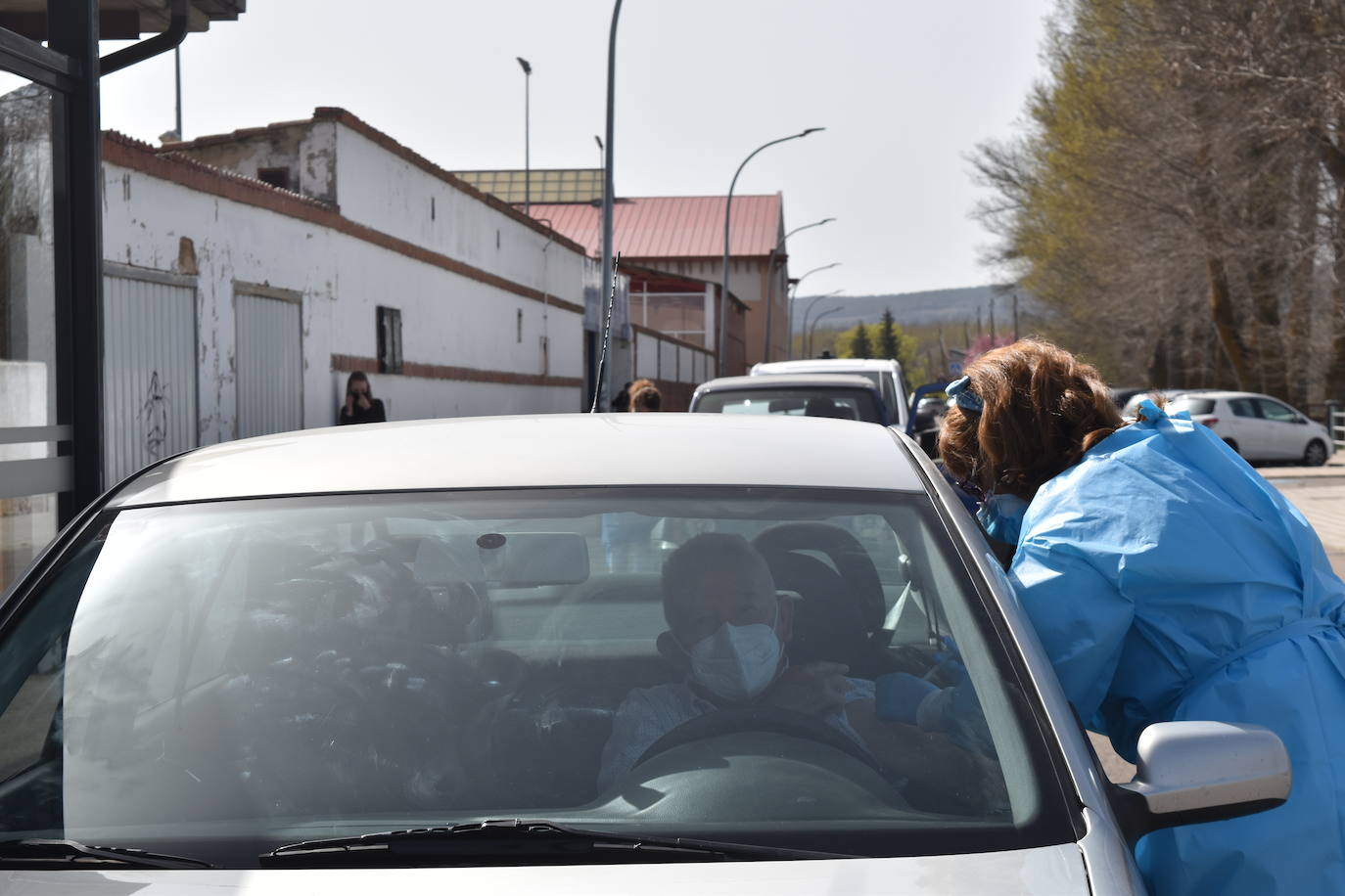 Fotos: Los mayores de 80 años se vacunan en Aguilar de Campoo