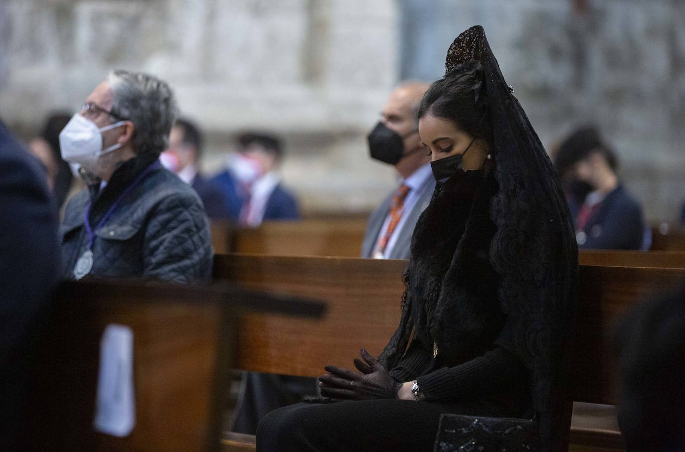 El padre Víctor Herrero de Miguel de la Orden de los Hermanos Menores de los Capuchinos ha sido el encargado del Sermón este Viernes Santo