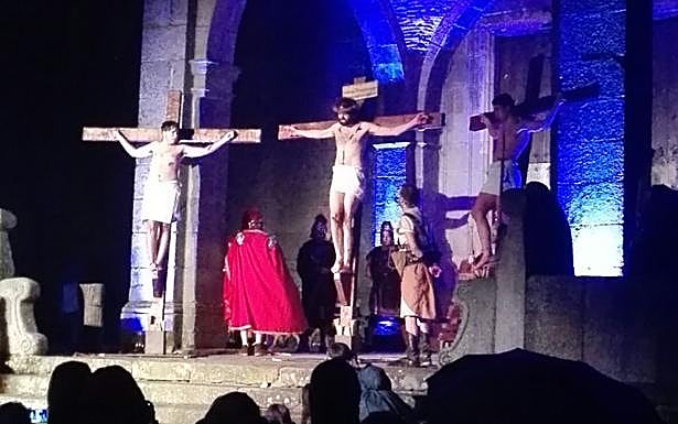 Un momento de la representación.