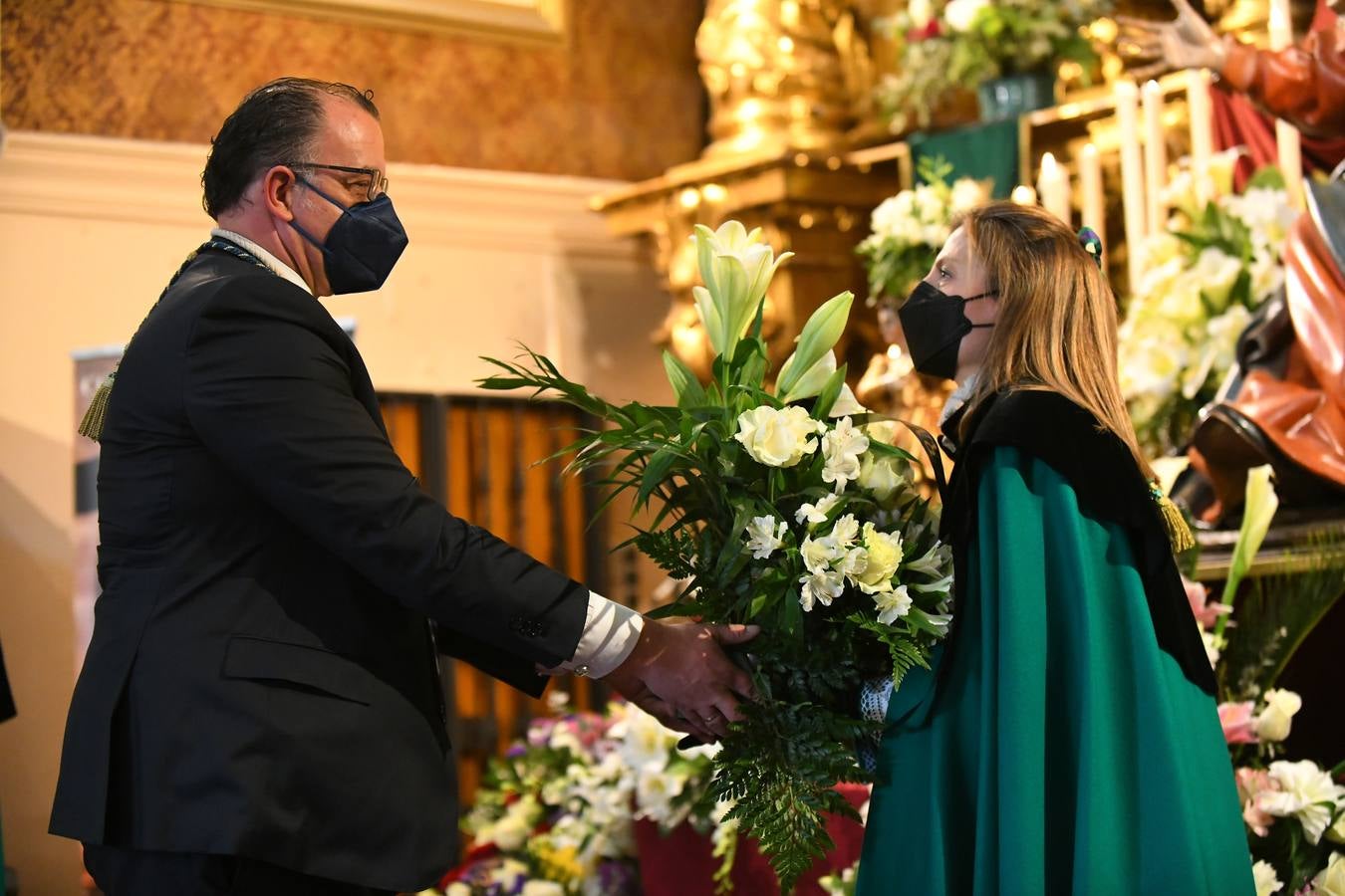Fotos: Ofrecimiento de los Dolores en la iglesia de la Vera Cruz de Valladolid