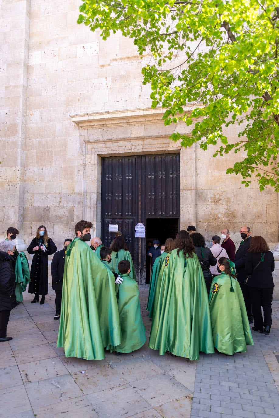 Fotos: El Rompimiento del Velo cierra la Semana Santa en Palencia