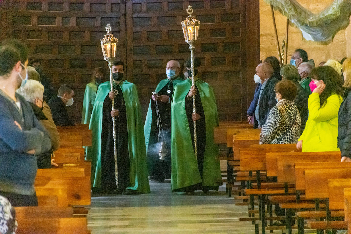 Fotos: El Rompimiento del Velo cierra la Semana Santa en Palencia