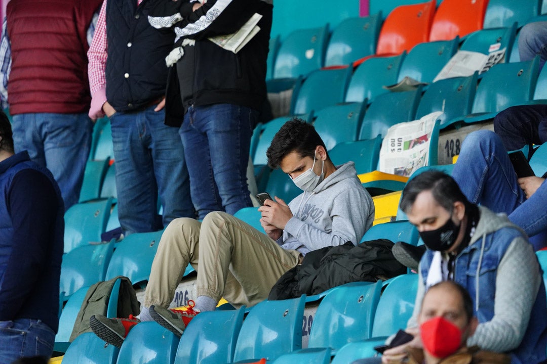 Aficionados del Salamanca en el Helmántico