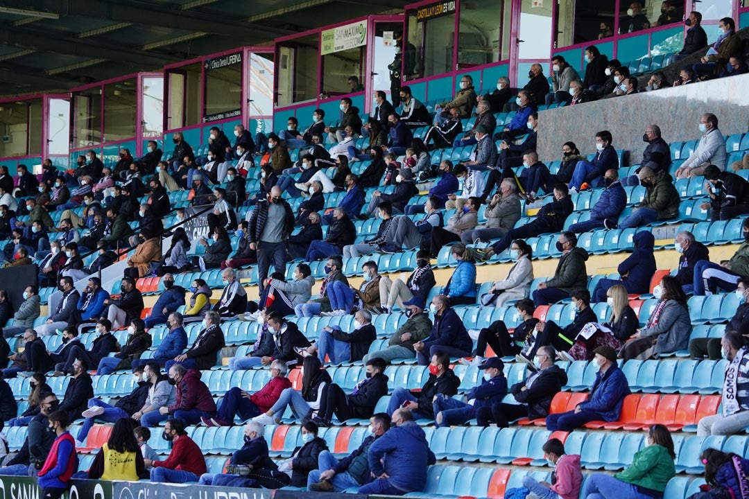 Aficionados del Salamanca en el Helmántico