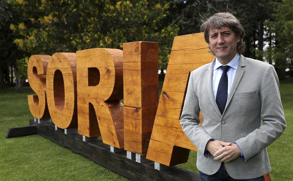 El alcalde de Soria, Carlos Martínez. 