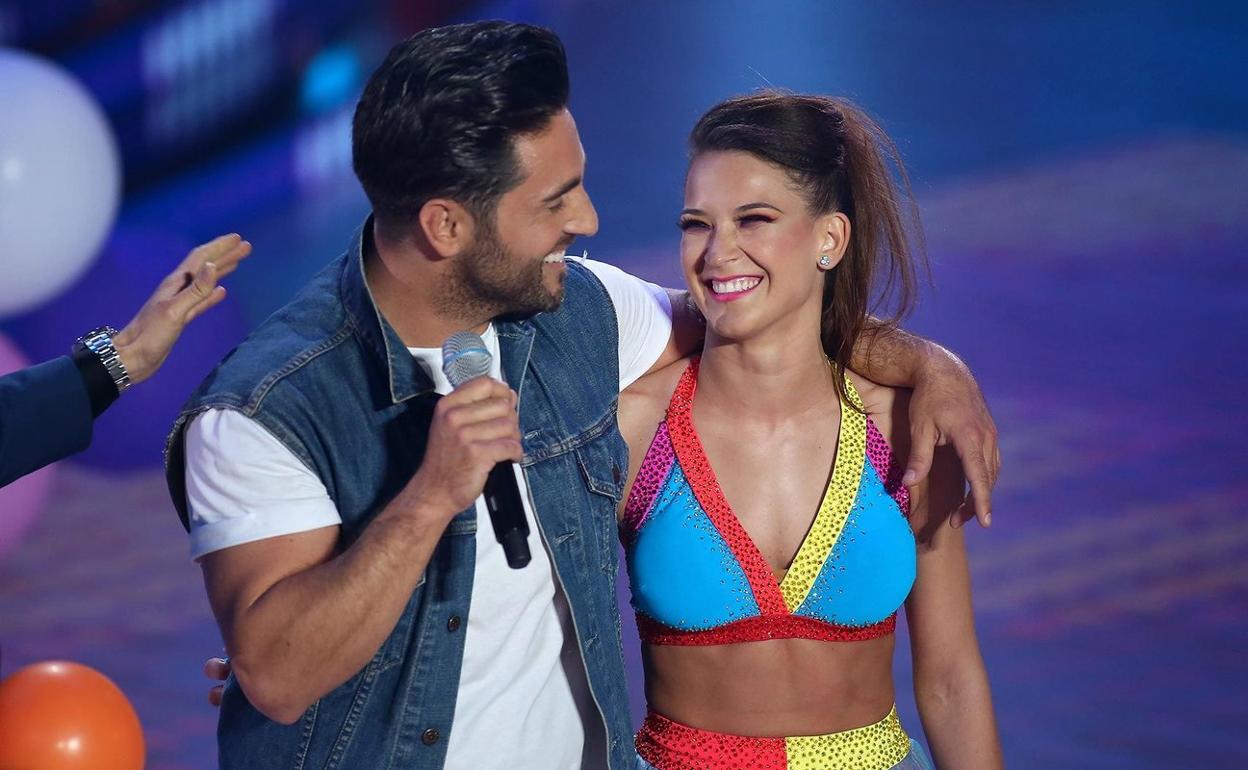 David y Yana cuando se conocieron hace tres años en el programa 'Bailando con las estrellas'. 
