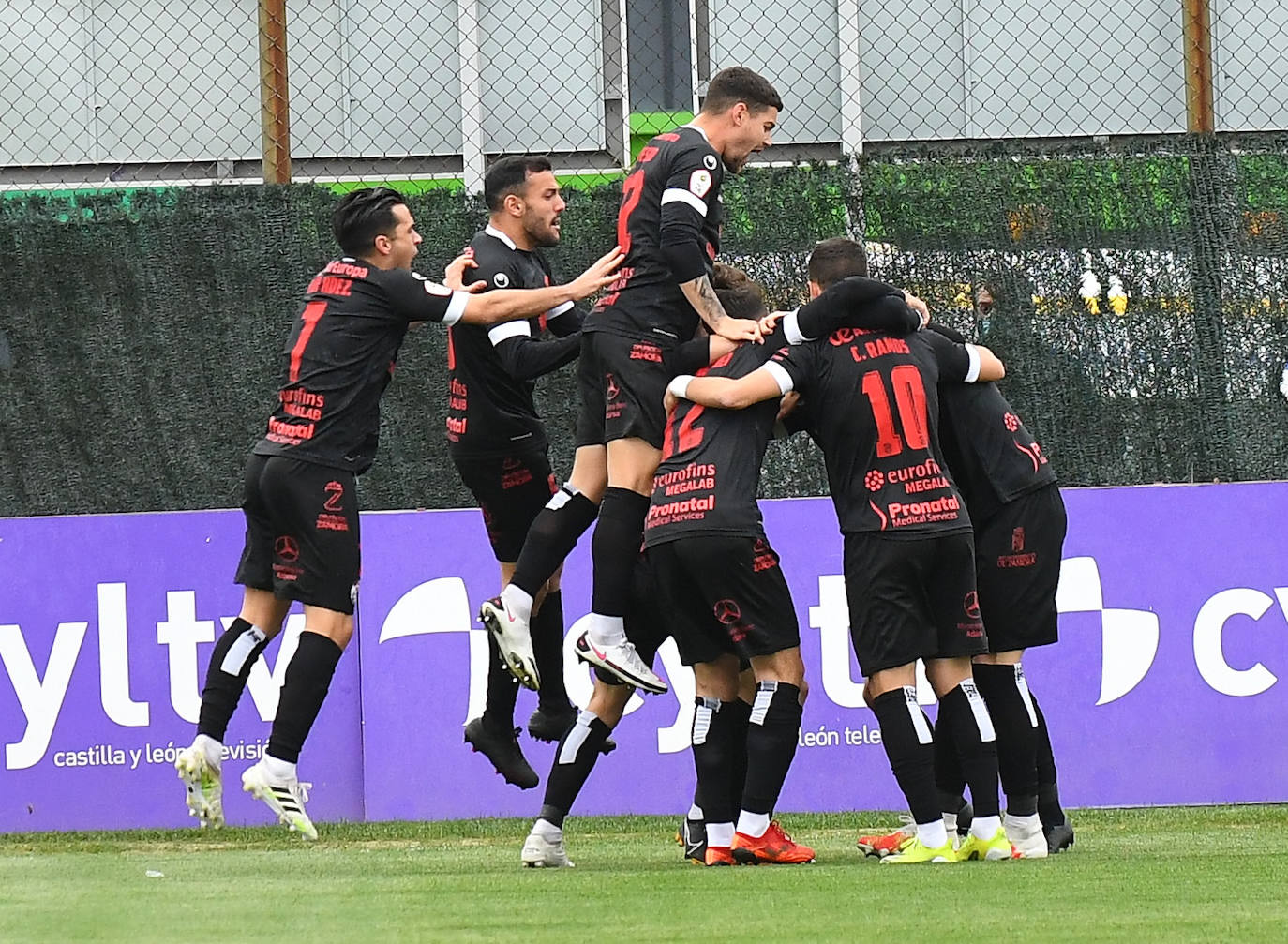 Así se ha jugado el encuentro entre el Valladolid-Promesas y el Zamora