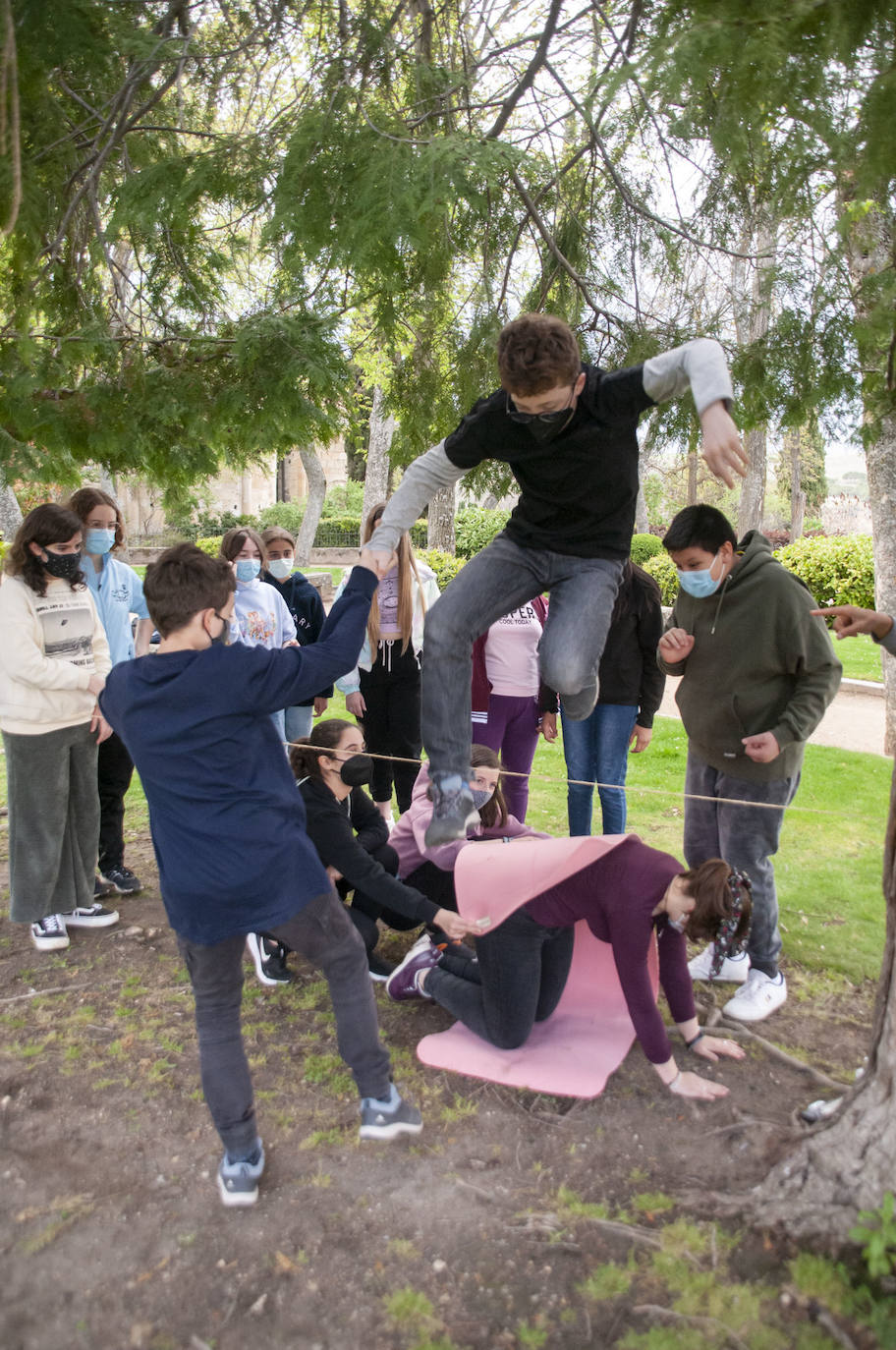 Actividades realizadas este sábado por la tarde en el jardín de los Zuloaga.
