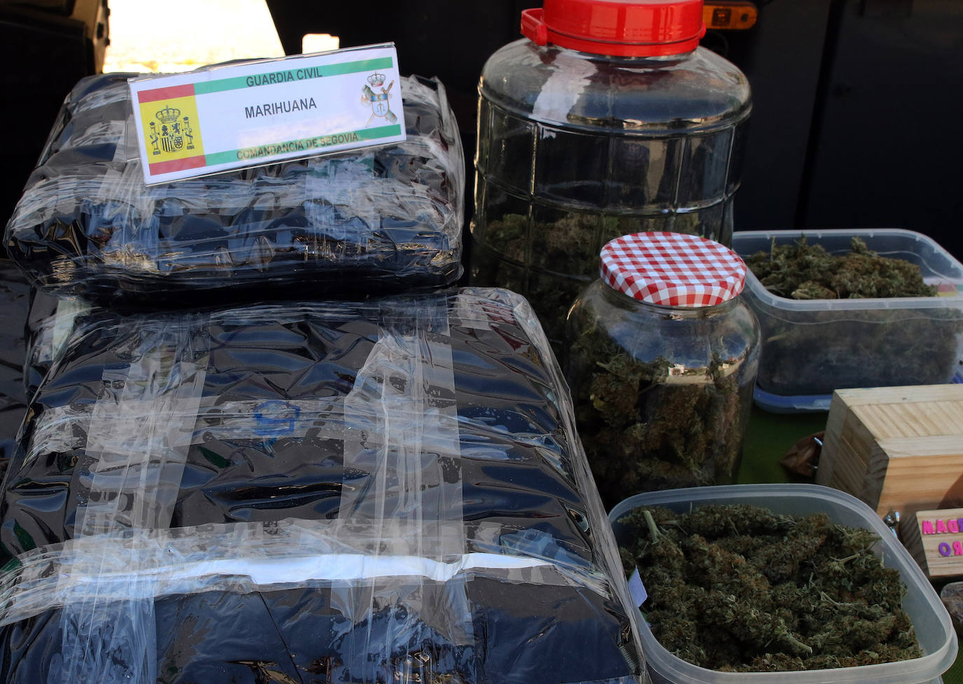 Operación antidroga en Segovia 