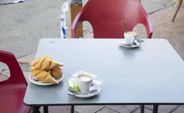 Terraza de Valladolid. 