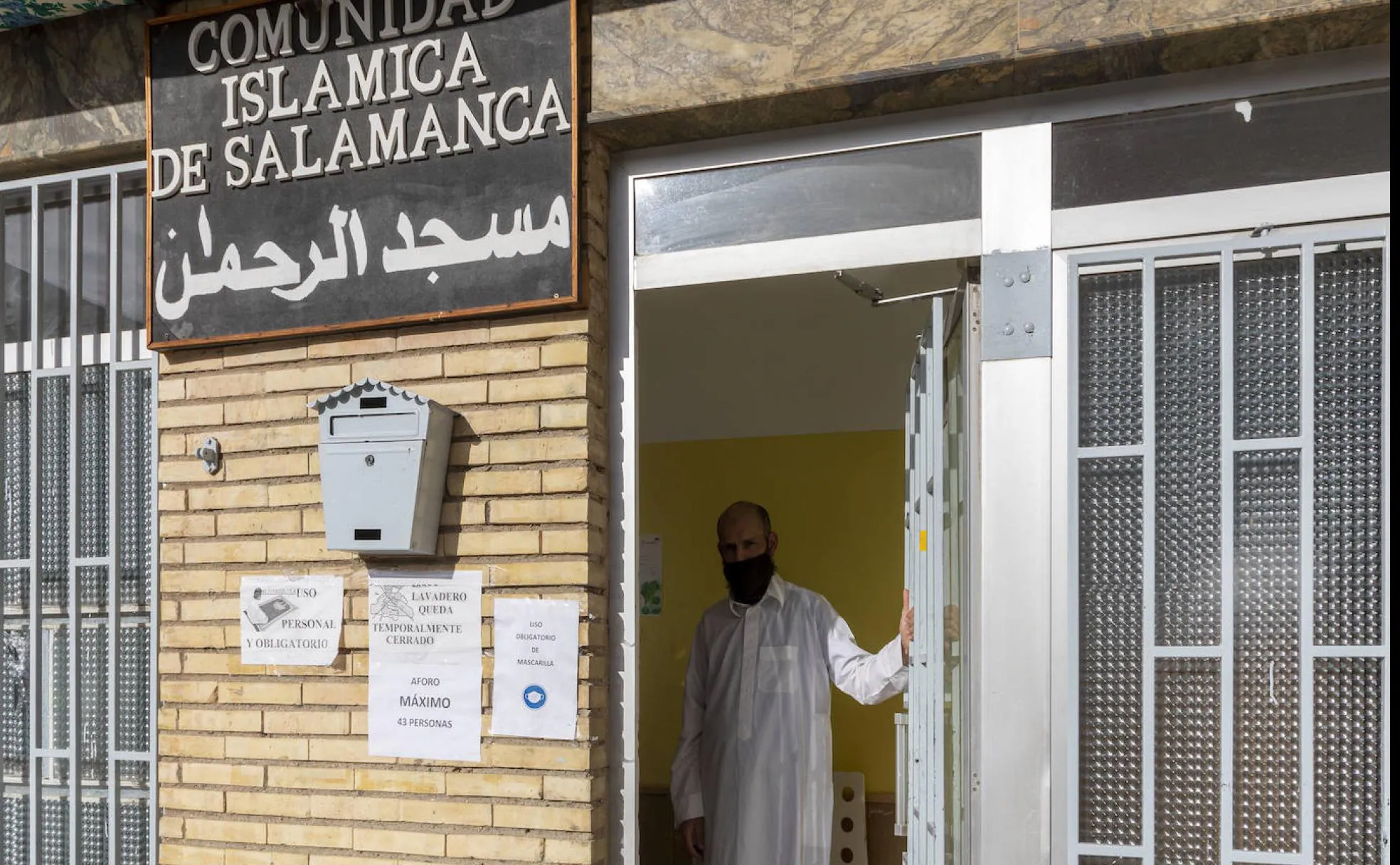 El presidente de la Comunidad Islámica de Salamanca, Ahmed Lazrek.