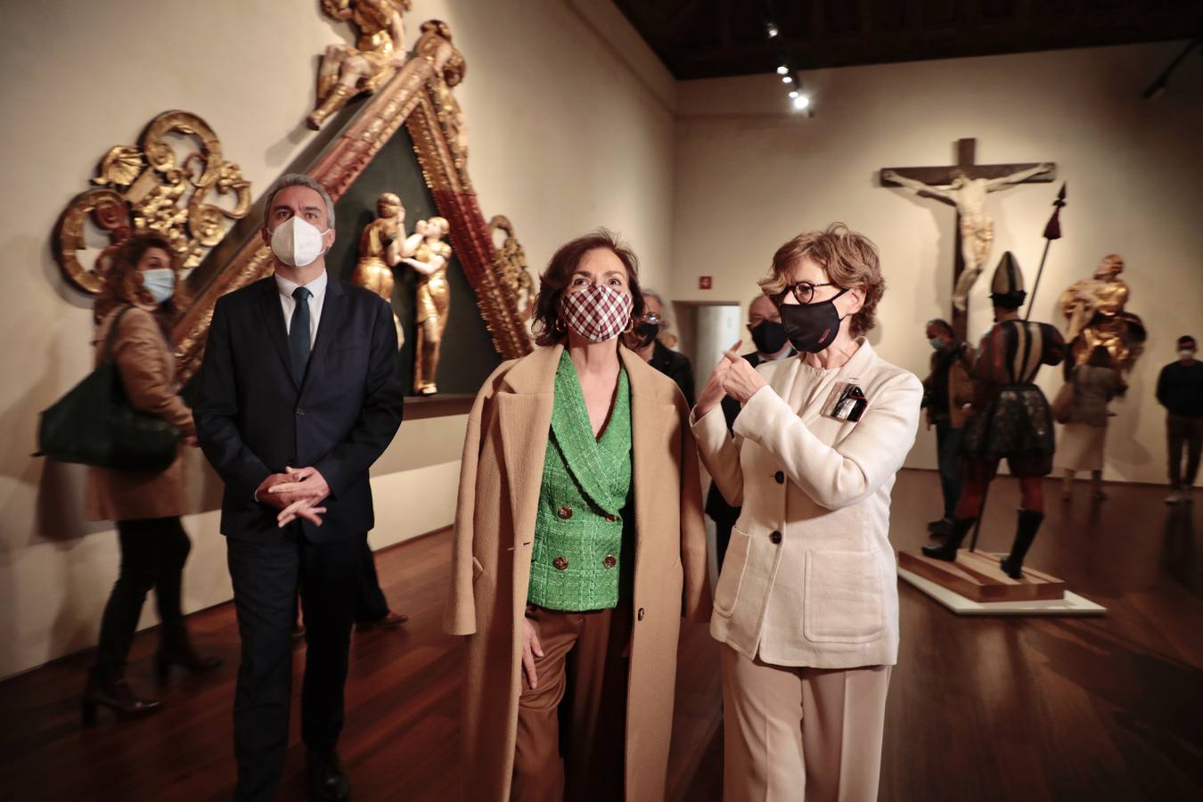 Fotos: Carmen Calvo visita el Museo Nacional de Escultura de Valladolid