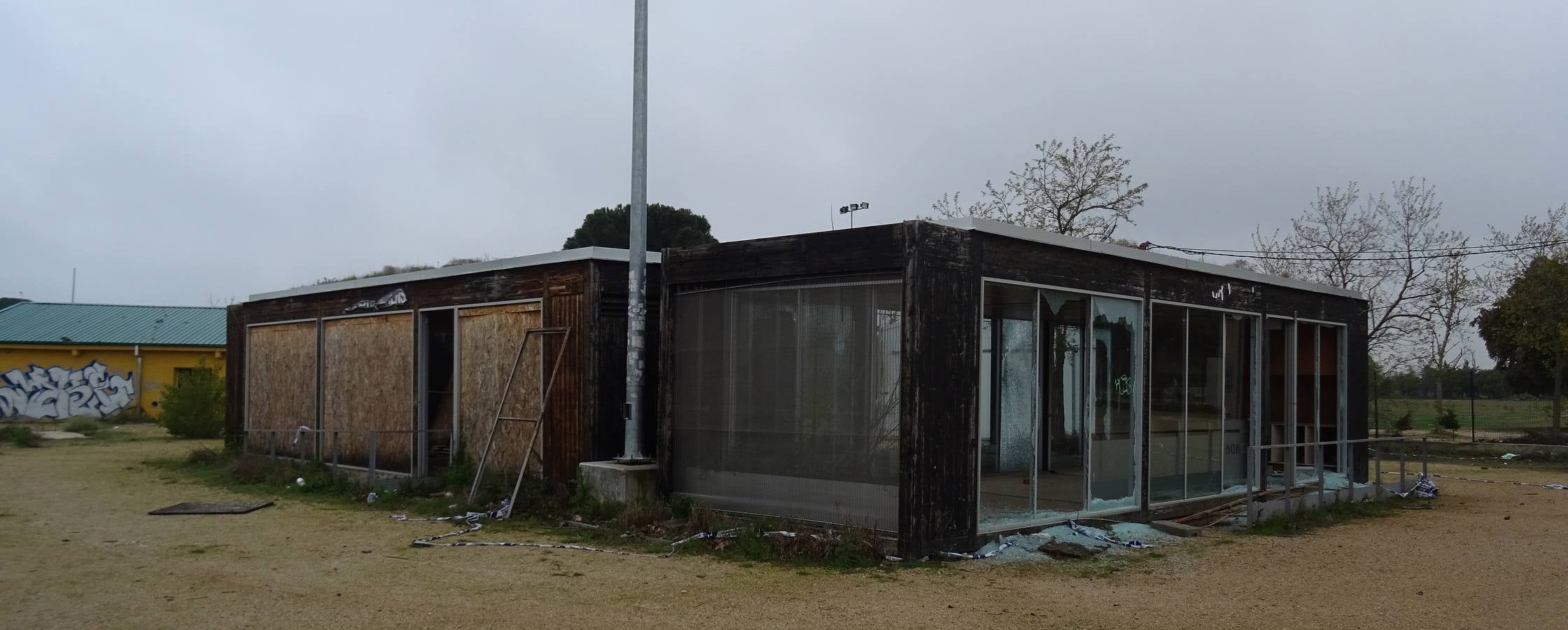 Fotos: Destrozos en las instalaciones de Pingüinos en la antigua Hípica Militar de Valladolid