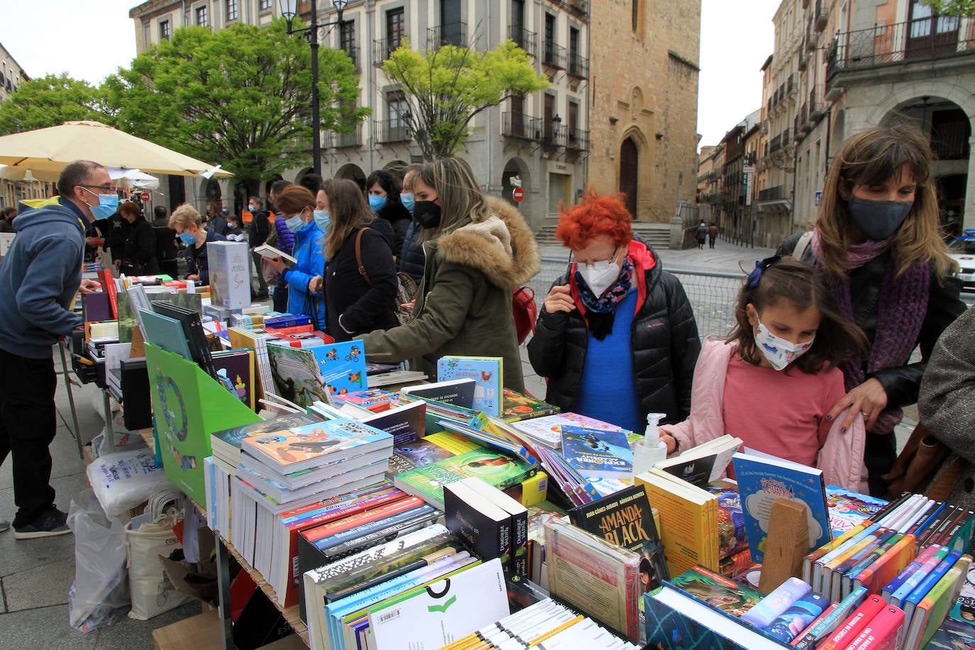 Actos en Segovia con motivo del Día del Libro.
