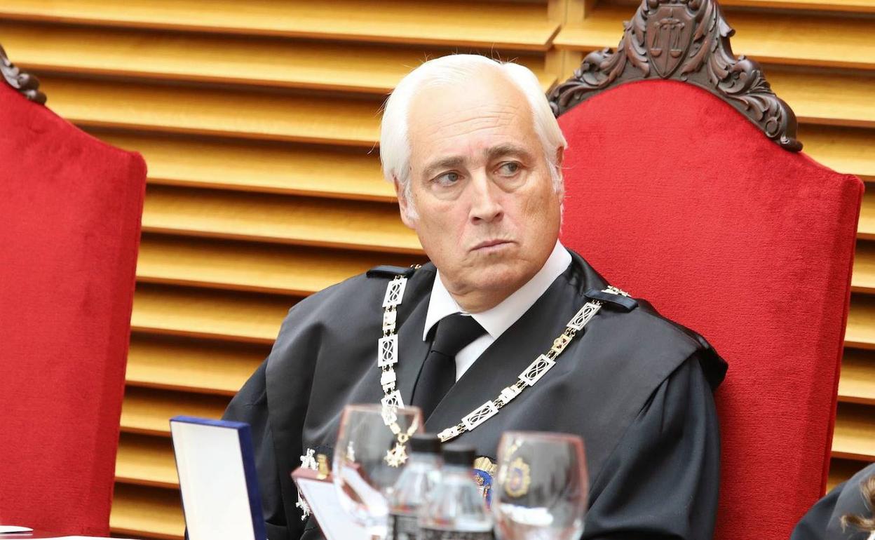 El presidente del Tribunal Superior de Justicia, José Luis Concepción.