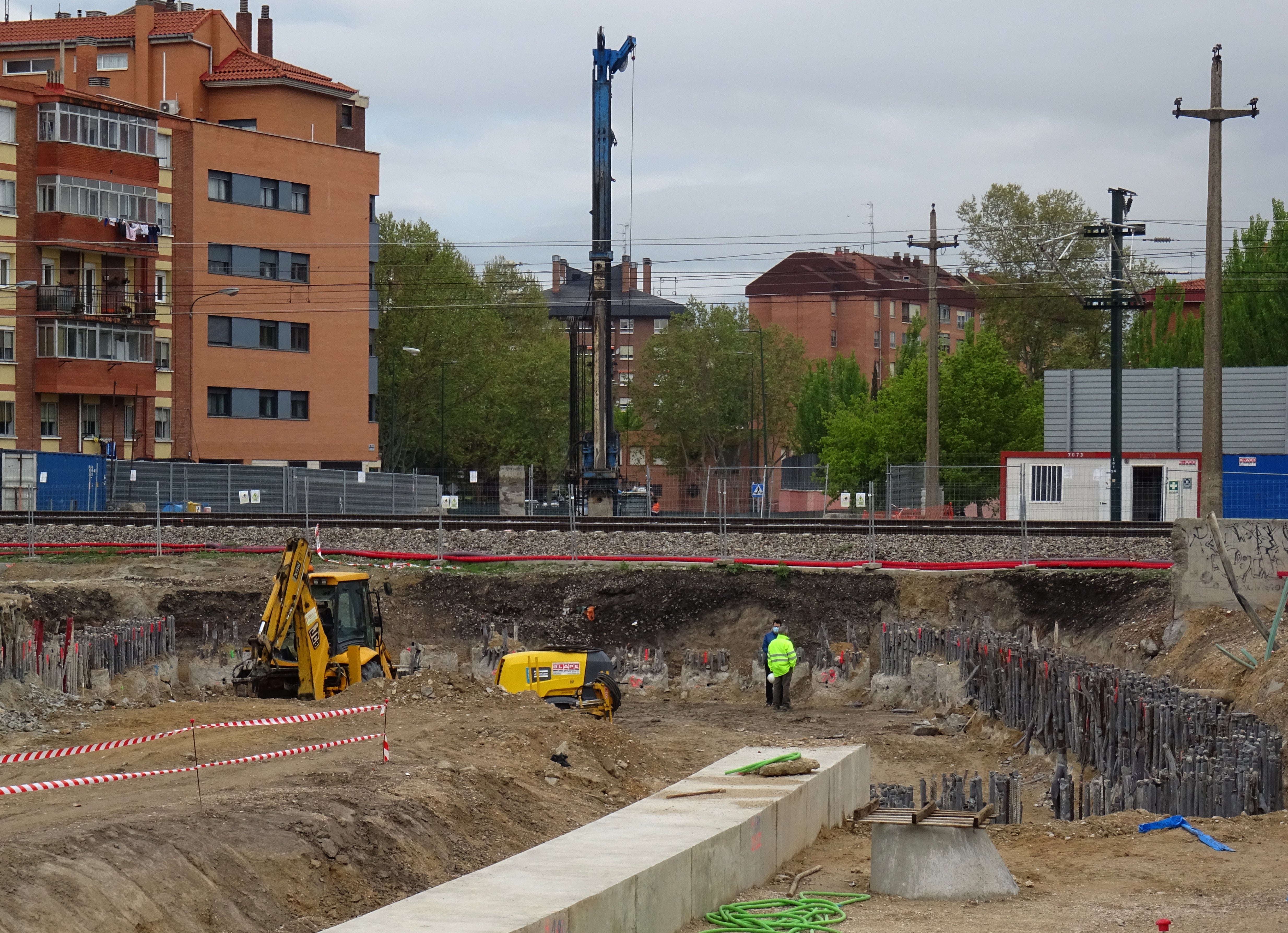 Fotos: Obras del túnel de Andrómeda en Valladolid