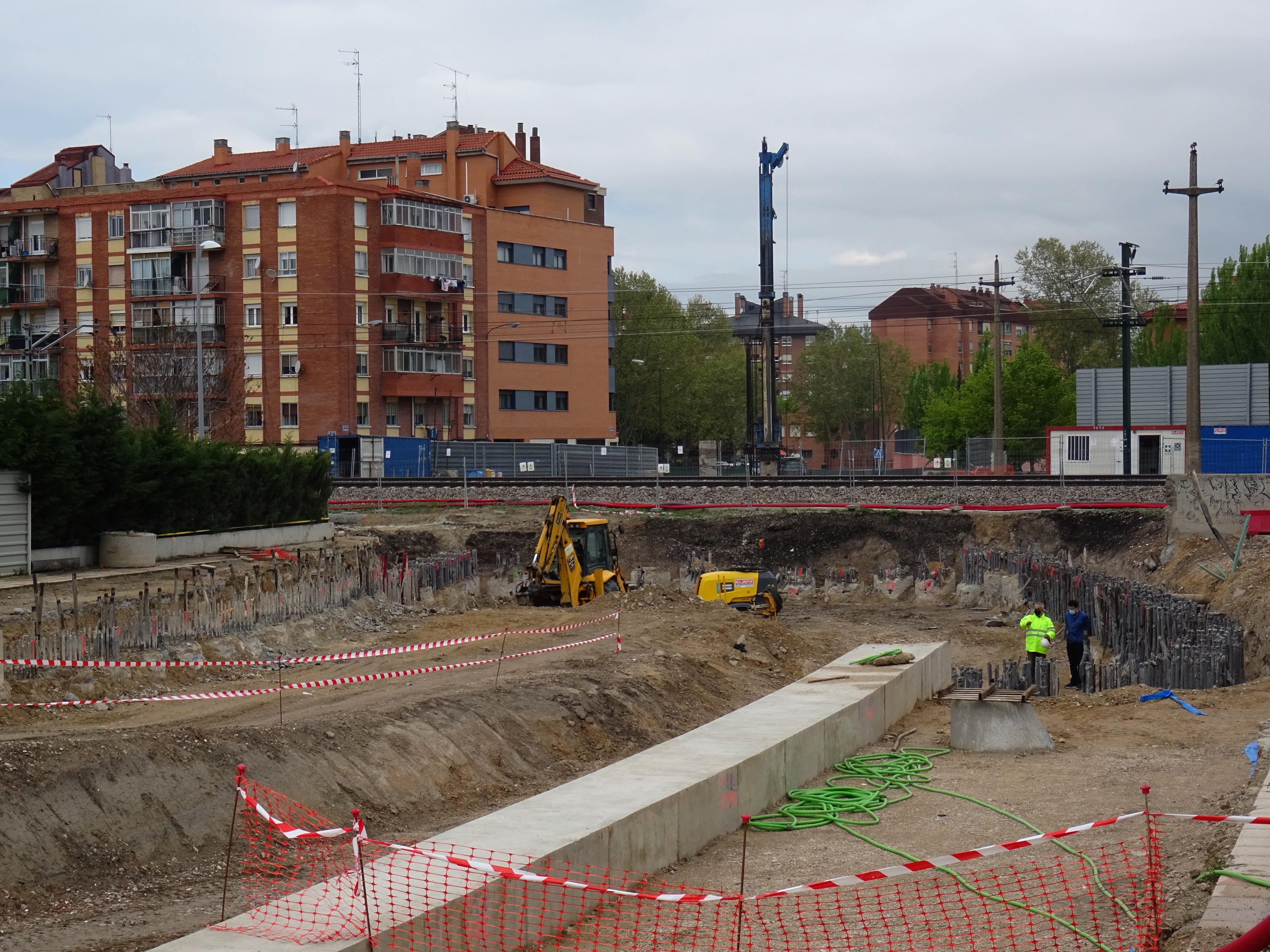 Fotos: Obras del túnel de Andrómeda en Valladolid