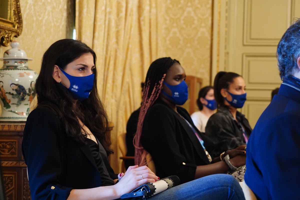Recepción en el Ayuntamiento a las subcampeonas de Europa