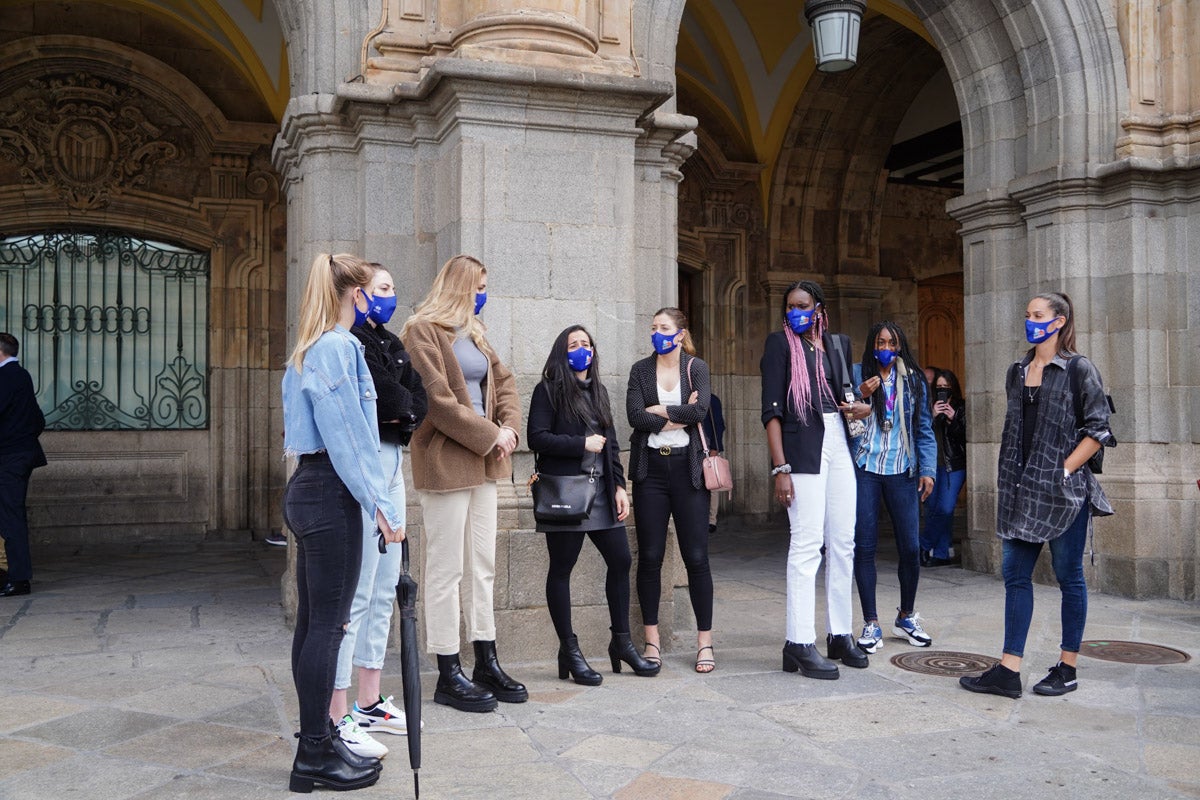 Recepción en el Ayuntamiento a las subcampeonas de Europa