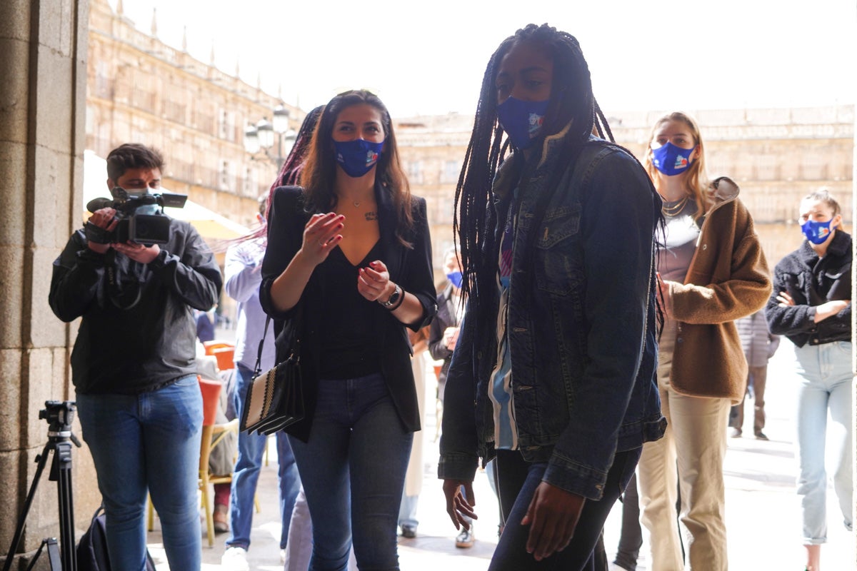 Recepción en el Ayuntamiento a las subcampeonas de Europa