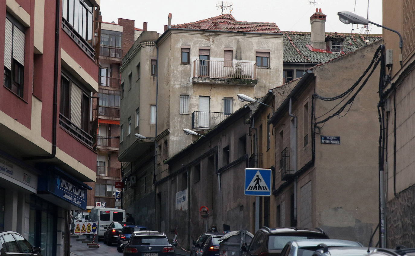 Calle Antonio Machado de Segovia.