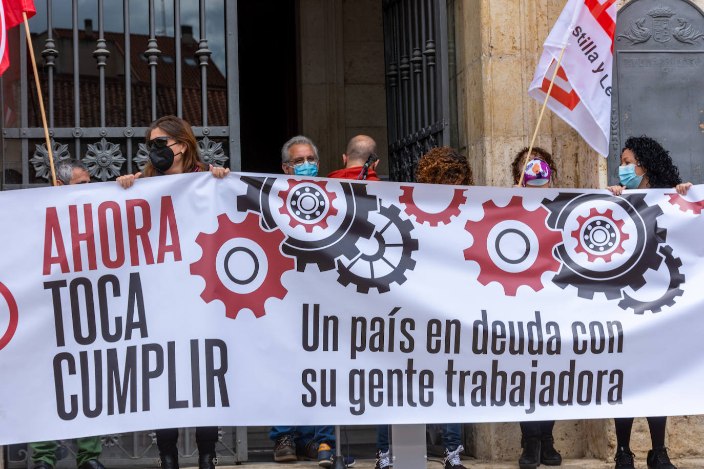 Fotos: Manifestación del Primero de Mayo en Palencia