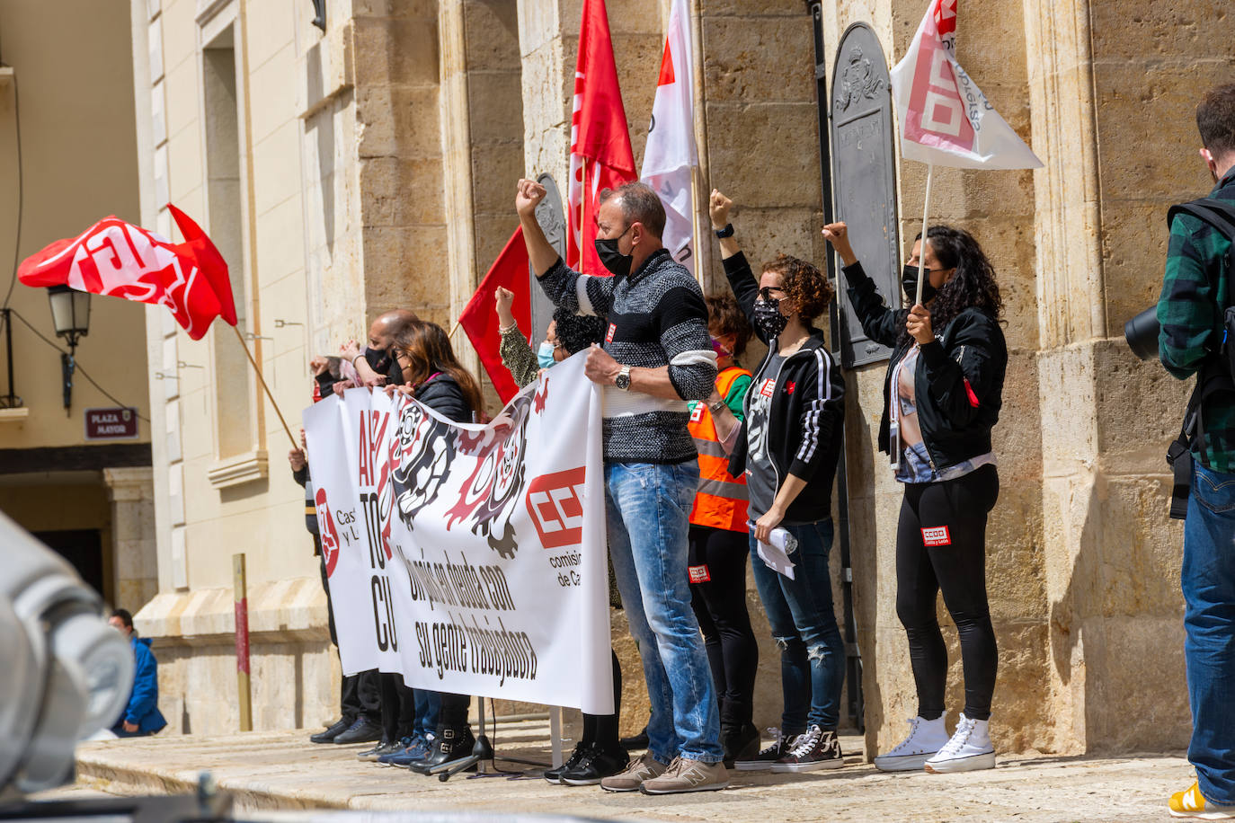 Fotos: Manifestación del Primero de Mayo en Palencia