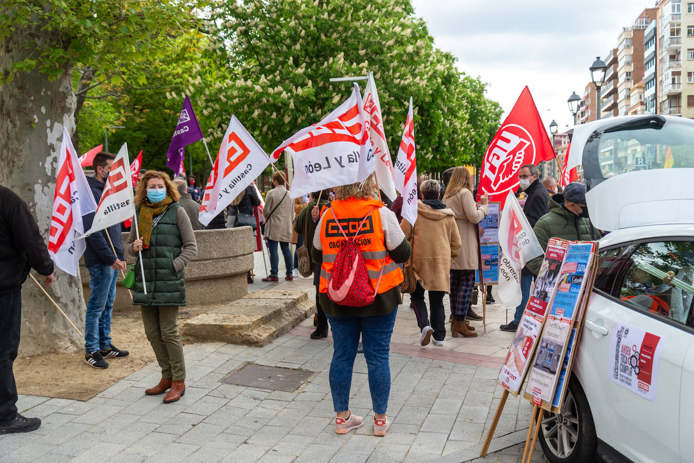 Fotos: Manifestación del Primero de Mayo en Palencia